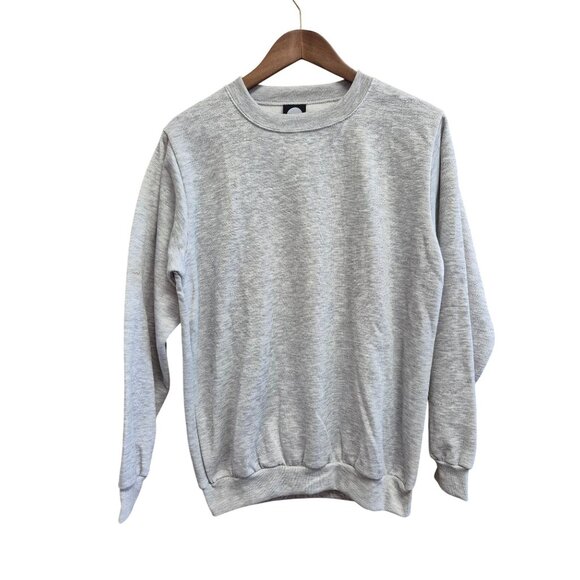 La Speedy Gray Crewneck Sweatshirt S Polyester Cotton Blend Unisex USA-Made - Picture 1 of 6